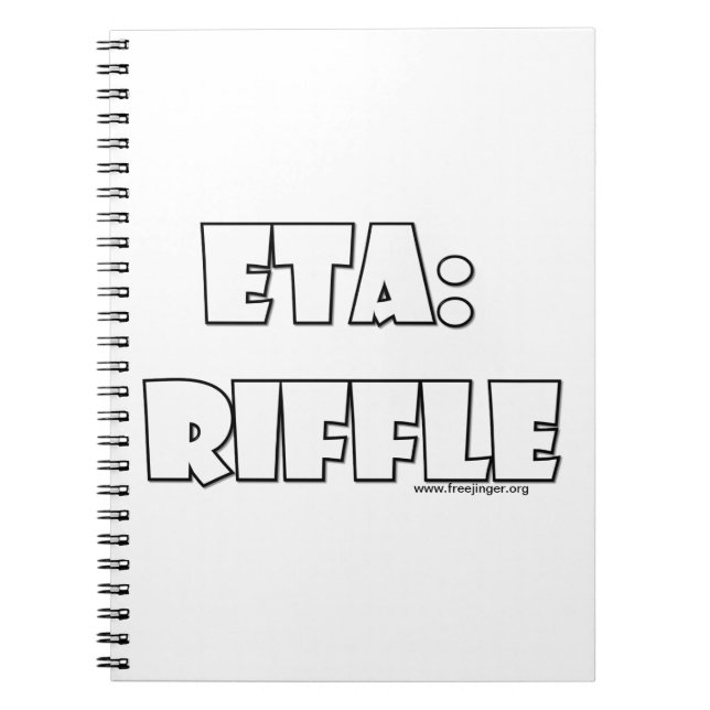 Caderno Espiral ETA: Riffle (Frente)
