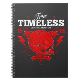 Caderno Espiral Eterno Creative skull design