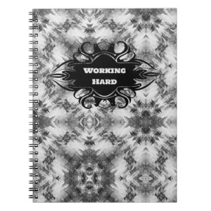 Caderno Espiral Ética Elegante Abstrato