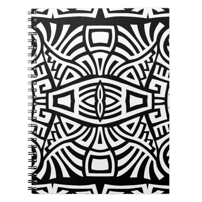 Caderno Espiral Étnica Boho: Vintage Trendy (Frente)