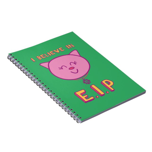 Caderno Espiral Eu acredito no notebook E.I.P (Lado Direito)
