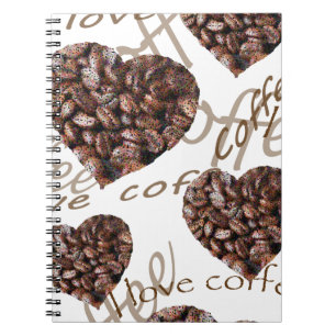 Caderno Espiral Eu Adoro Café!