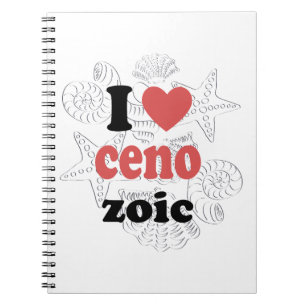 Caderno Espiral Eu adoro cenozoico, citação engraçada para cientis
