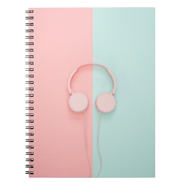 Caderno Espiral Eu adoro música (Frente)