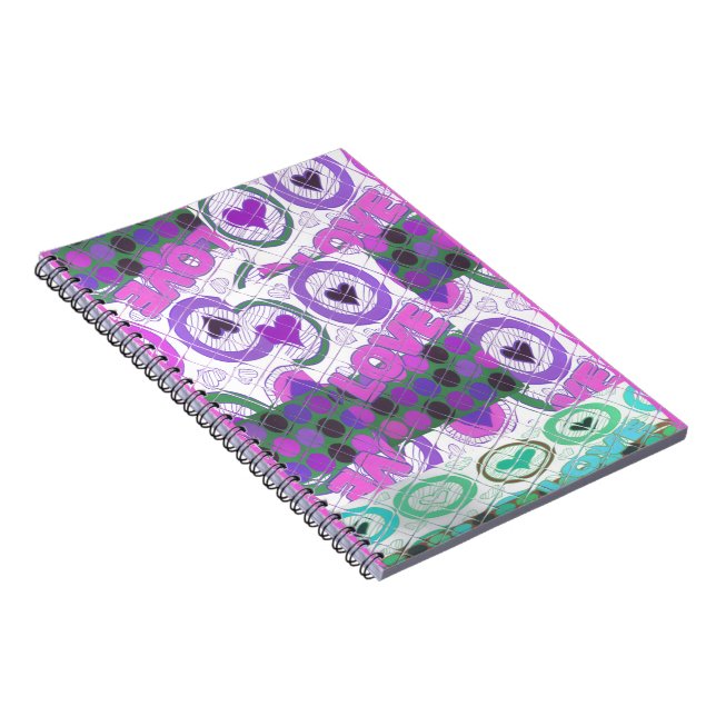 Caderno Espiral Eu amo encantador (Lado Direito)