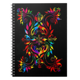 Caderno Espiral Eu Amo Flores