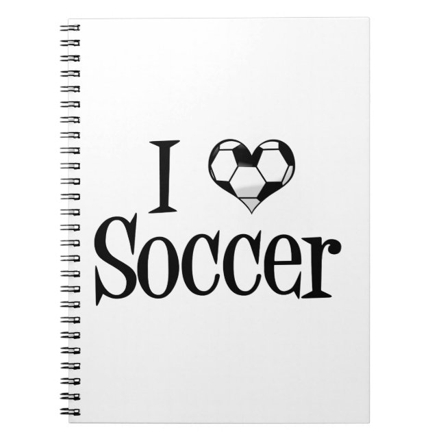 Caderno Espiral Eu Amo Futebol (Frente)