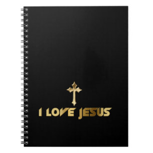 Caderno Espiral Eu amo Jesus