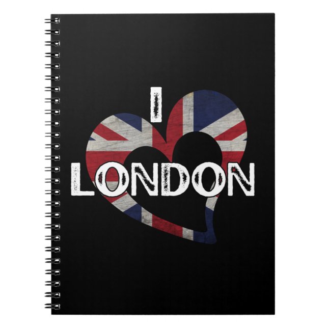 CADERNO ESPIRAL EU AMO LONDON (Frente)