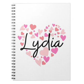 Caderno Espiral Eu amo Lydia