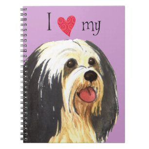 Caderno Espiral Eu amo meu Havanês