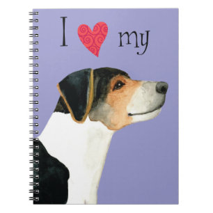 Caderno Espiral Eu amo meu notebook dinamarquês-sueco