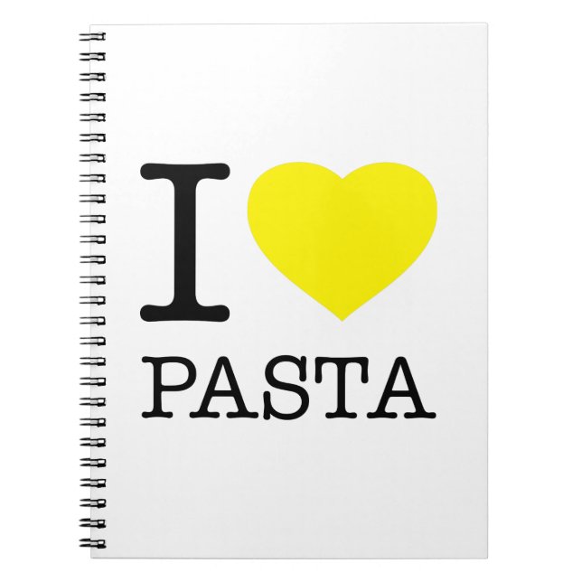 CADERNO ESPIRAL EU AMO PASTA (Frente)