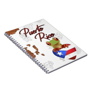 Caderno Espiral Eu Amo Porto Rico