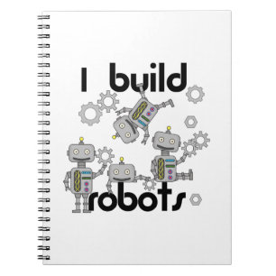 Caderno Espiral Eu construo robôs