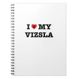 Caderno Espiral Eu Corto Meu Vizsla