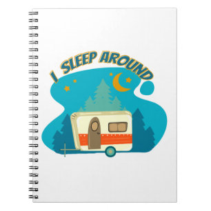 Caderno Espiral Eu Dormi Em Volta De Camper Van Camping Explorer N