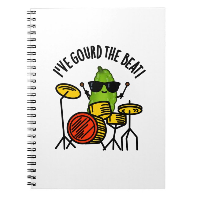 Caderno Espiral Eu Encontrei O Ritmo Punheta De Bateria Engraçado  (Frente)