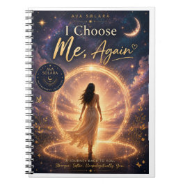 Caderno Espiral Eu Escolho Eu, Novamente diário de empoderamento