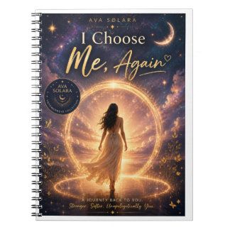 Caderno Espiral Eu Escolho Eu, Novamente diário de empoderamento