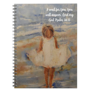 Caderno Espiral Eu espero por Ti, Tu responderás, Senhor meu Deus.