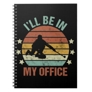 Caderno Espiral Eu Estarei No Meu Escritório Curando O Esporte Gel