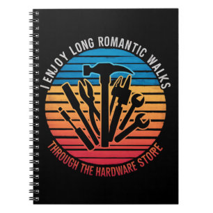 Caderno Espiral Eu Gosto de Longos Passeios Românticos Através da 