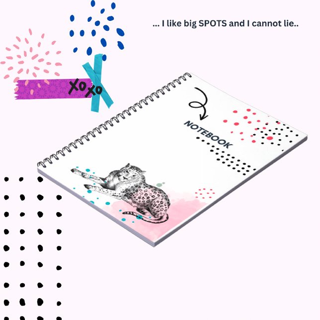 Caderno Espiral Eu Gosto De Notebook Big Spots (Criador carregado)