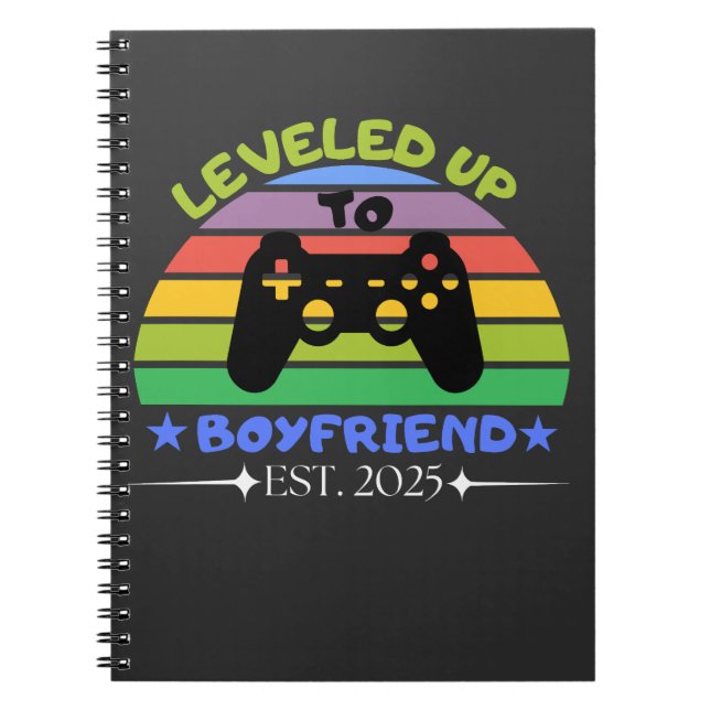 Caderno Espiral Eu Levei Para Namorado Engraçado Gamer Est. 2025 (Frente)