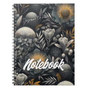 Caderno Espiral Eu mereço curar - Design de Botânica Moody