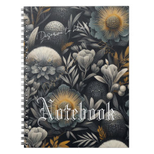 Caderno Espiral Eu mereço curar - Design de Botânica Moody 2
