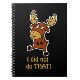 Caderno Espiral Eu não fiz isso! Moso engraçado