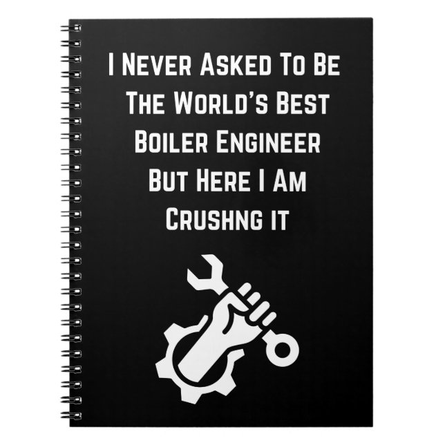 Caderno Espiral Eu Nunca Pedi Para Ser O Mundo (Frente)