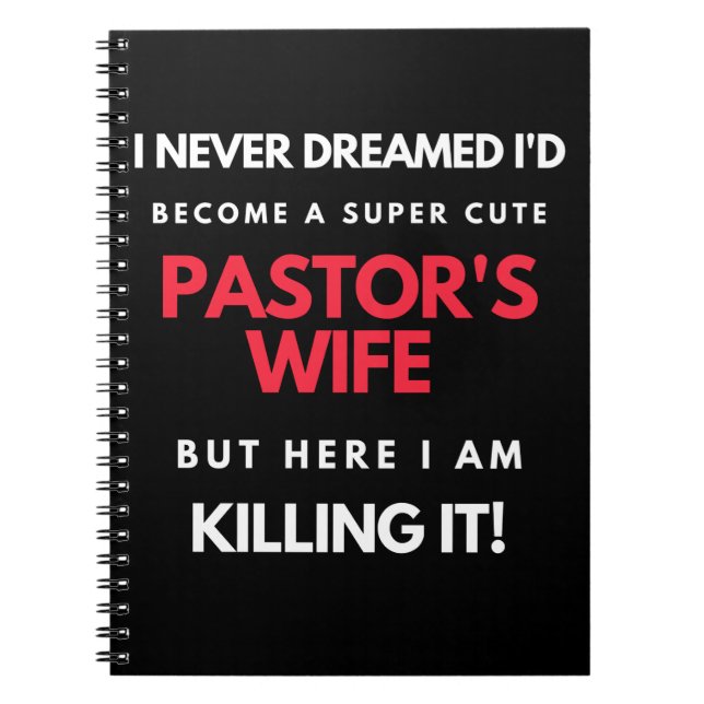 Caderno Espiral Eu nunca sonhei que me tornaria um super bonito (Frente)