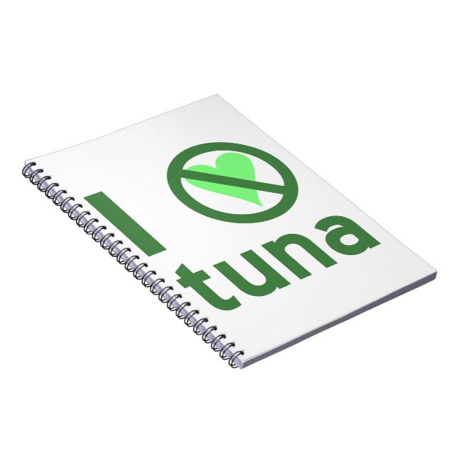 Caderno Espiral Eu Odeio Atum (Lado Direito)