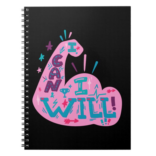 Caderno Espiral Eu Posso Ir (Frente)