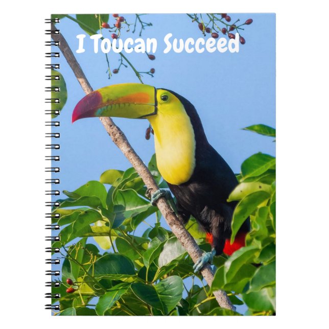 Caderno Espiral Eu posso ter sucesso (Frente)