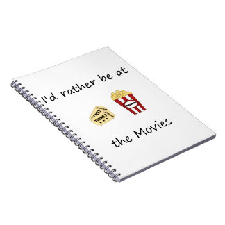 Caderno Espiral Eu preferencialmente estaria nos filmes