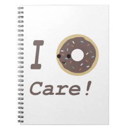 Caderno Espiral Eu Rosquinha Care! chocolate