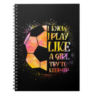 Caderno Espiral Eu Sei Que Eu Brinco Como Uma Garota Tentando Cont