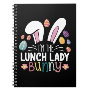 Caderno Espiral Eu Sou A Cozinheira Bunny Páscoa Combinando