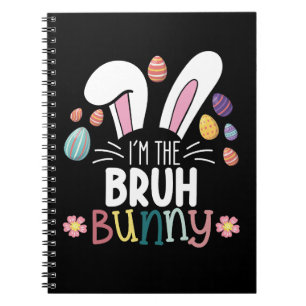 Caderno Espiral Eu sou a Páscoa do Bruh Bunny a combinar