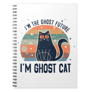CADERNO ESPIRAL EU SOU O FUTURO DO FANTASMA, GATO DO FANTASMA