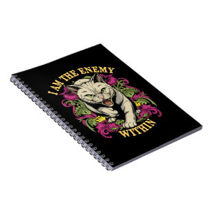Caderno Espiral Eu Sou o Inimigo Interior Harris Walz 2024