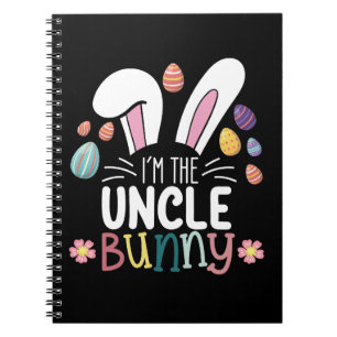 Caderno Espiral Eu Sou O Tio Coelho Páscoa Roupas De Família