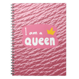 Caderno Espiral Eu Sou Rainha – Corporativo Elegante