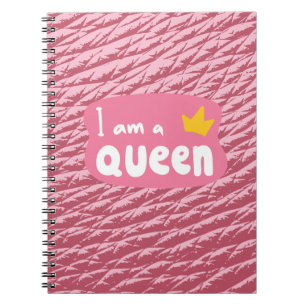Caderno Espiral Eu Sou Rainha – Corporativo Elegante
