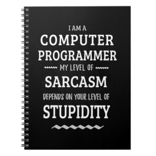 Caderno Espiral Eu Sou Um Programador De Computador