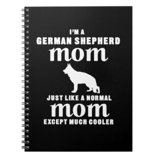 Caderno Espiral Eu sou uma mamã alemão de Sheperd exceto muito