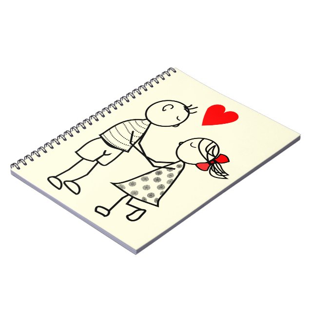 CADERNO ESPIRAL EU TE AMO (Left Side)